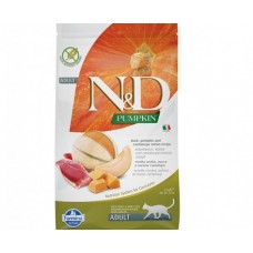 ND Pumpkin Duck & Cantalupe Adult – пълноценна храна с тиква за котки над една година, с патица и пъпеш 